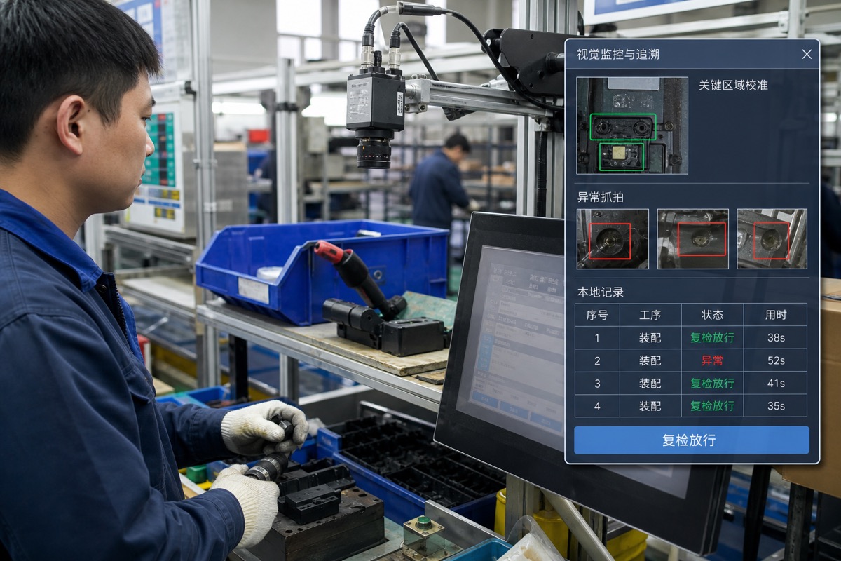视觉防错摄像头辅图